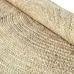 Alfombra redonda de yute - Amasia (naturaleza)