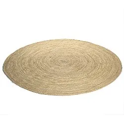Alfombra redonda de yute - Amasia (naturaleza)