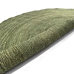 Alfombra redonda de yute - Amasia (aceituna)