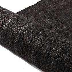 Alfombra de yute - Amasia (negro)