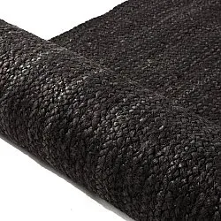 Alfombra de yute - Amasia (negro)