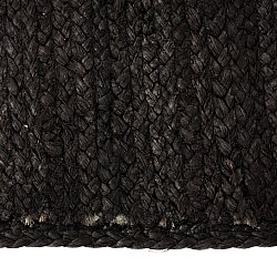 Alfombra de yute - Amasia (negro)