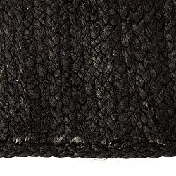 Alfombra de yute - Amasia (negro)
