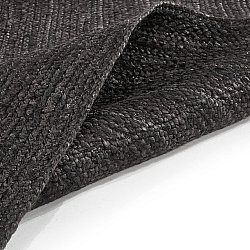 Alfombra de yute - Amasia (negro)