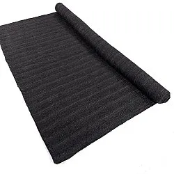 Alfombra de yute - Amasia (negro)