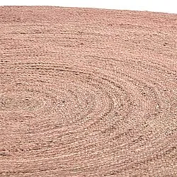 Alfombra redonda de yute - Amasia (tan)