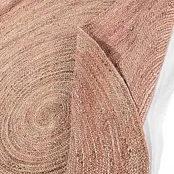Alfombra redonda de yute - Amasia (tan)