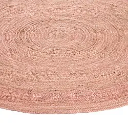 Alfombra redonda de yute - Amasia (tan)