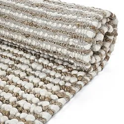 Alfombra de yute - Bally Jute/wool Bubble (naturaleza/blanco)