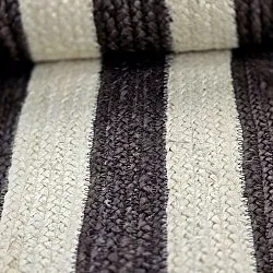 Alfombra de yute - Jessore (taupe oscuro/blanco)