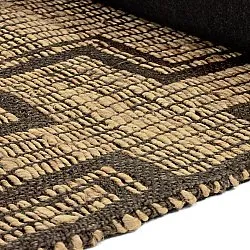 Alfombra de yute - Kavita (marrón)