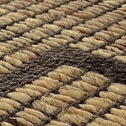 Alfombra de yute - Kavita (marrón)
