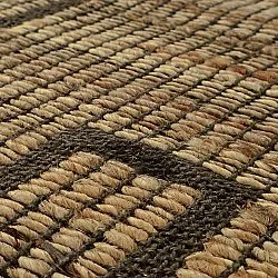 Alfombra de yute - Kavita (marrón)