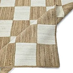Alfombra de yute - Khulna (naturaleza/blanco)