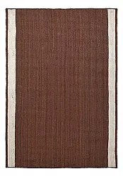 Alfombra de yute - Senaki (marrón/blanco)