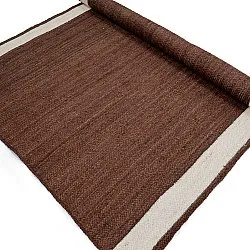 Alfombra de yute - Senaki (marrón/blanco)