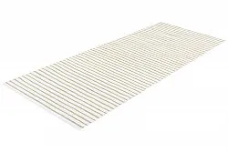 Alfombra de plástico - Kensington (beige/blanco)
