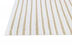 Alfombra de plástico - Kensington (beige/blanco)