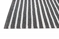 Alfombra de plástico - Kensington (negro/blanco)