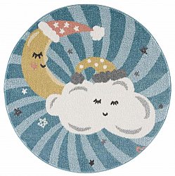 Alfombra infantil -Night Clouds Rund (multi)