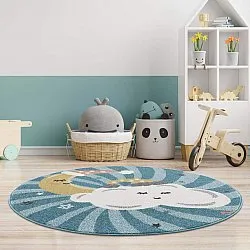 Alfombra infantil -Night Clouds Rund (multi)