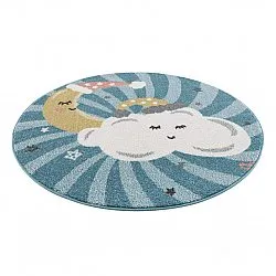 Alfombra infantil -Night Clouds Rund (multi)