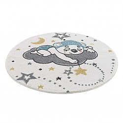 Alfombra infantil - Sleeping Teddy Rund (multi)