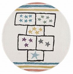 Alfombra infantil - Hopscotch Stars Rund (multi)