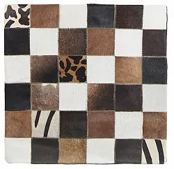 Cojín de Piel de Vaca (Funda de cojin) 45 x 45 cm
