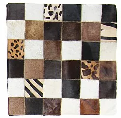 Cojín de Piel de Vaca (Funda de cojin) 45 x 45 cm
