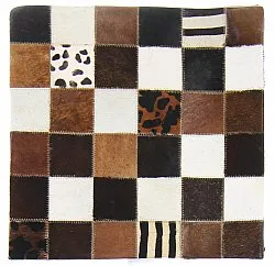 Cojín de Piel de Vaca (Funda de cojin) 45 x 45 cm