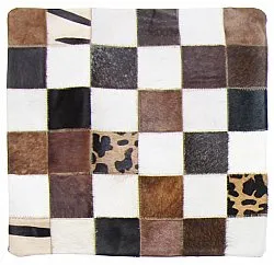 Cojín de Piel de Vaca (Funda de cojin) 45 x 45 cm