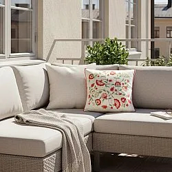 Funda de almohada - Kalmar Embroidered Cushion Cover (multicolor)
