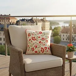 Funda de almohada - Kalmar Embroidered Cushion Cover (multicolor)
