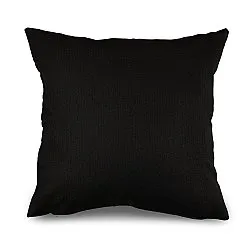 Funda de almohada - Luana (negro)