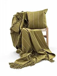 Funda de almohada - Martina Stripe (verde/blanco)