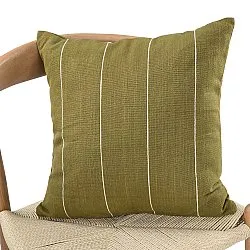 Funda de almohada - Martina Stripe (verde/blanco)