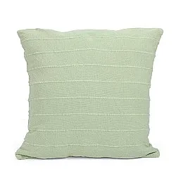 Funda de almohada - Nalani cotton cushion cover (verde claro)