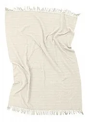 Mantas - Nalani cotton throw (crema)