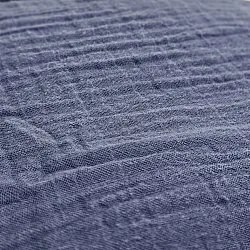 Mantas - Vanja Throw (azul oscuro)