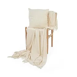 Funda de almohada - Veya cotton cushion cover (crema)
