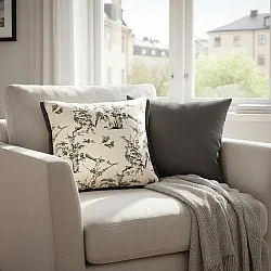 Funda de almohada - Viborg Embroidered Cushion Cover (multicolor)