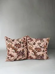 Funda de almohada x 2 - Leonora (rojo)