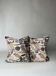 Funda de almohada x 2 Lise (marrón)