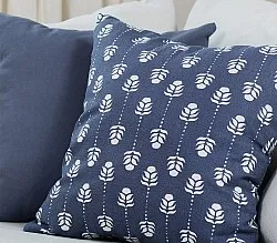 Funda de almohada x 2 - Sari (azul)