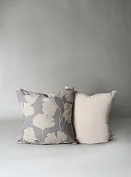 Funda de almohada x 2 - Abril (gris/beige)