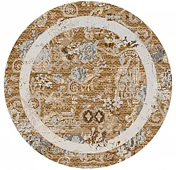 Alfombras redondeadas - Lefkada (marrón/multicolor)