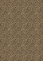 Alfombra Wilton - Leopard (marrón)