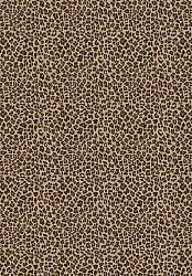 Alfombra Wilton - Leopard (marrón)