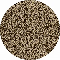 Alfombras redondeadas - Leopard (marrón)